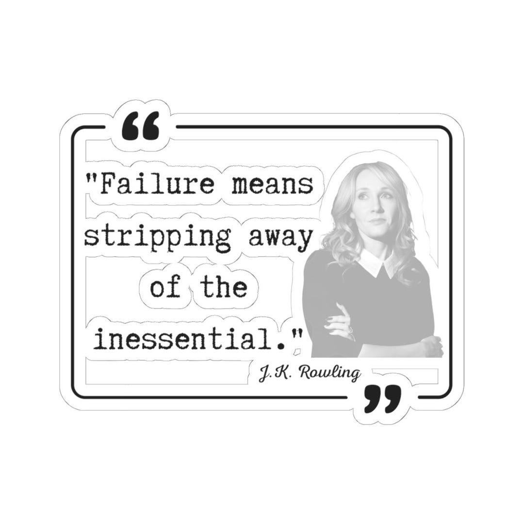 J.K. Rowling Quotes Sticker - Harry Potter Motivational Vinyl Decal ...