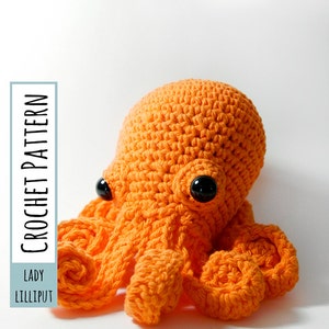 PATTERN CROCHET Octopus Amigurumi Stuffed Toy image 1