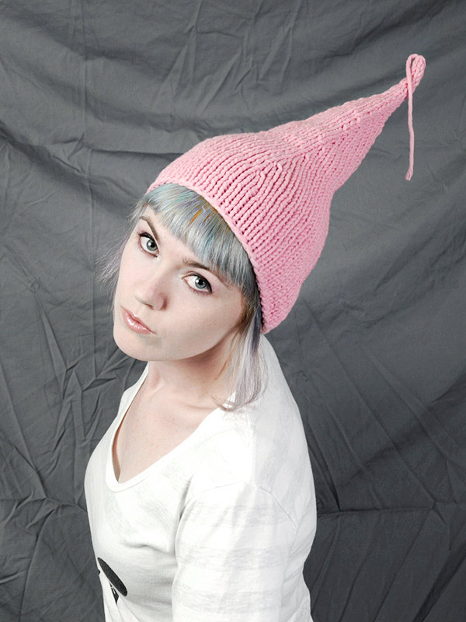 PATTERN Knitted Pixie Hat or Night Cap Etsy