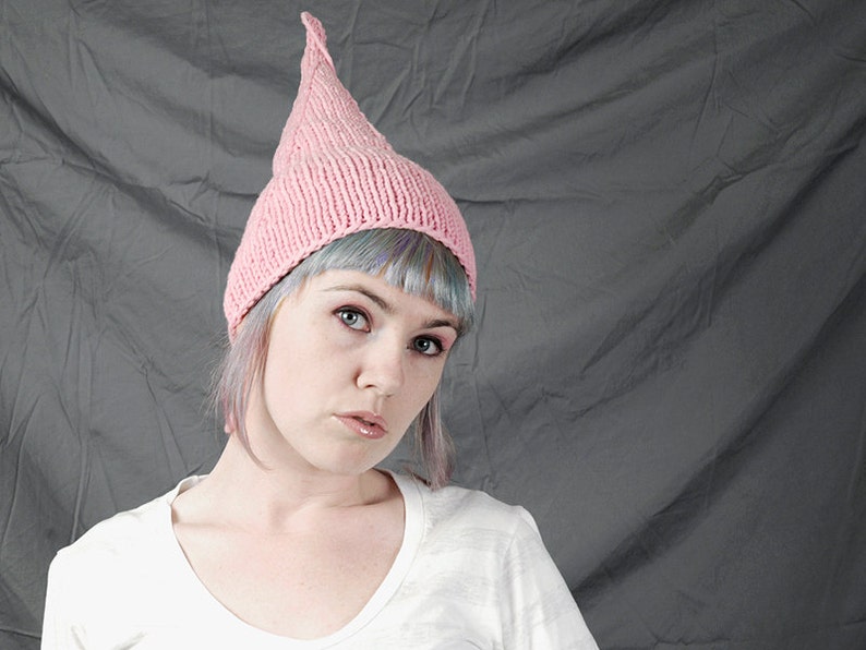PATTERN Knitted Pixie Hat or Night Cap - Etsy