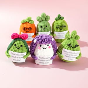 Leuke inspirerende quotekaart met gehaakt ornament – klein cadeau voor collega's, docenten, vrienden – uniek Moederdagcadeau voor haar