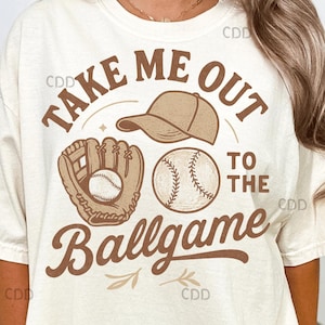 Leve-me para o jogo de beisebol PNG – Design vintage de luva de beisebol, boné e bola para fãs de esportes de verão, crianças, treinadores e dia de jogo digital