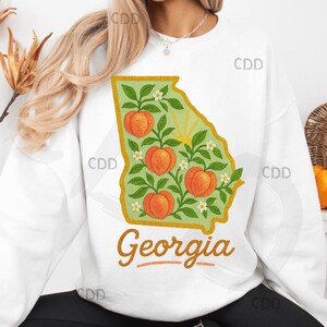 georgia png, Pfirsichgeorgia Clipart, Glitter Südstaat Kunst, Sommer Obst png, georgia Karte Design, südlicher Stolz, georgia Pfirsich