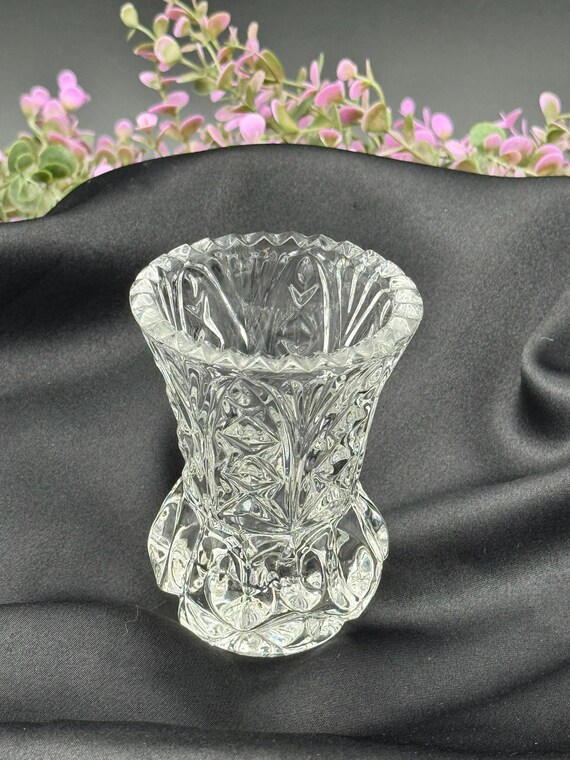 Vintage Kristal Zaječar 24% Lead Crystal Toothpick Holder – Yugoslavia Pressed Cut Glass Collectible