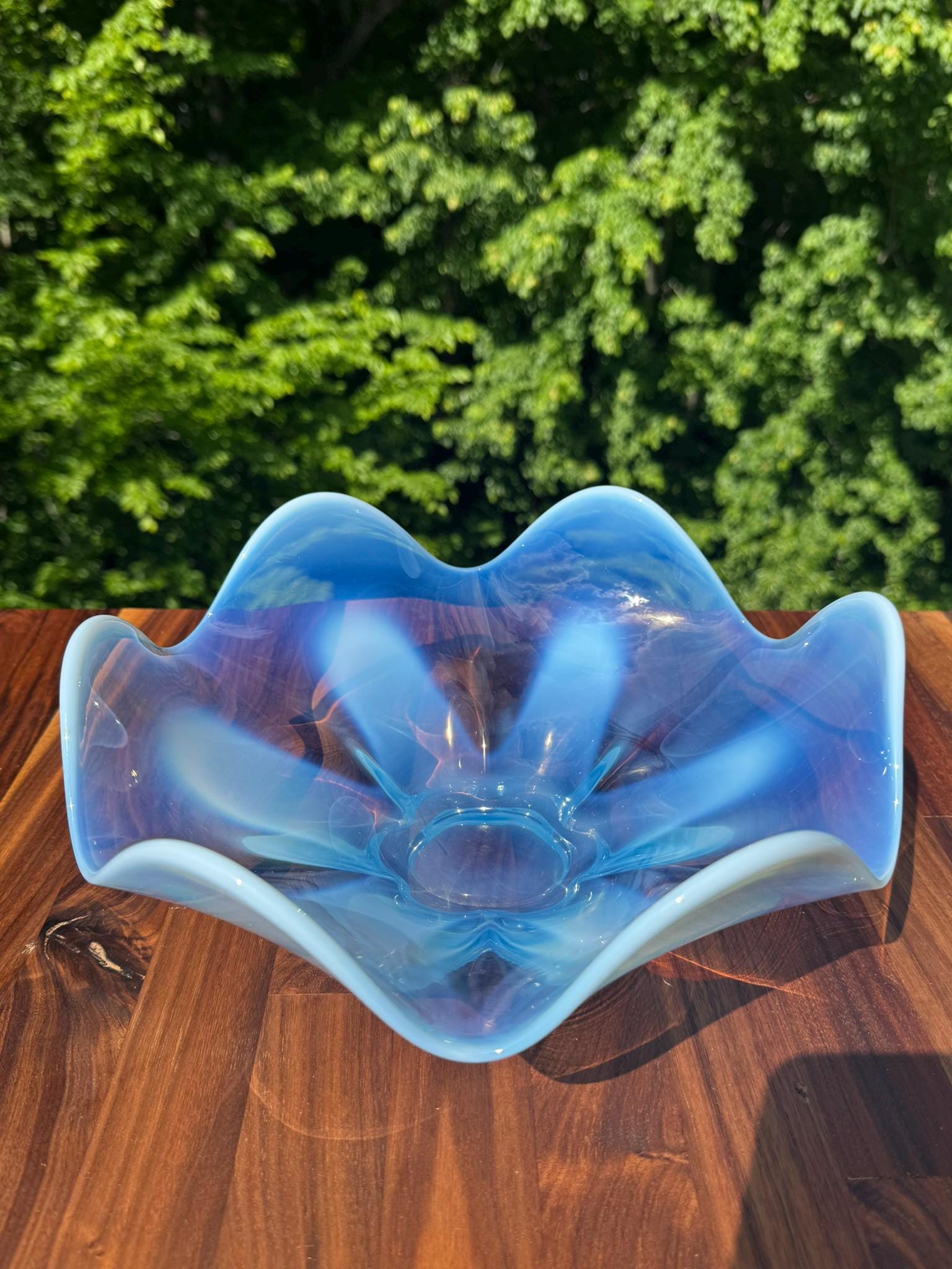 Murano Blue Bowl - Etsy