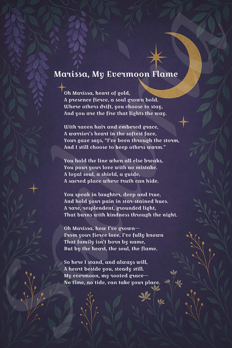 Custom Poems, Personalized Poems, Spiritual Poems, Poem Digital ...