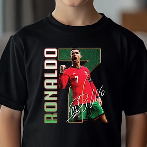 Cristiano Ronaldo Shirt, Young fan gift, Toddler Soccer Fan Shirt,Ronaldo Fan Shirt,Kids Ronaldo Soccer Tee, Birthday Outfit