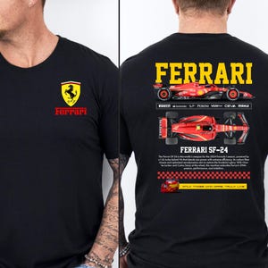 Ferrari T-Shirt, Ferrari Team Shirt, F1 Ferrari Shirt, Ferrari F1 Shirt, Racing Car Shirt, Ferrari Fan Gift, F1 Ferrari Car Shirt