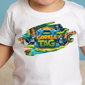 Birthday Gorilla Tag T-shirt, Gorilla Tag Shirt, Gorilla Tag Tee, Youth Gorilla Tag Shirt, Gorilla Tag Birthday Shirt, Youth  Gorilla Tee