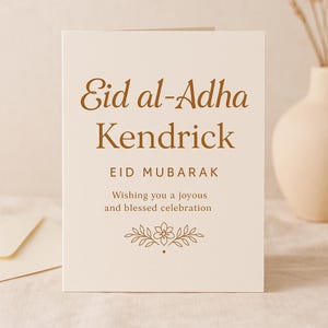 Eid al-Adha Grußkarten Set - Kurban Bayramı Karten zum ausdrucken - Islamischer Feiertag Digitaler Download
