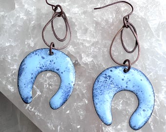 Horseshoe Blues Earrings