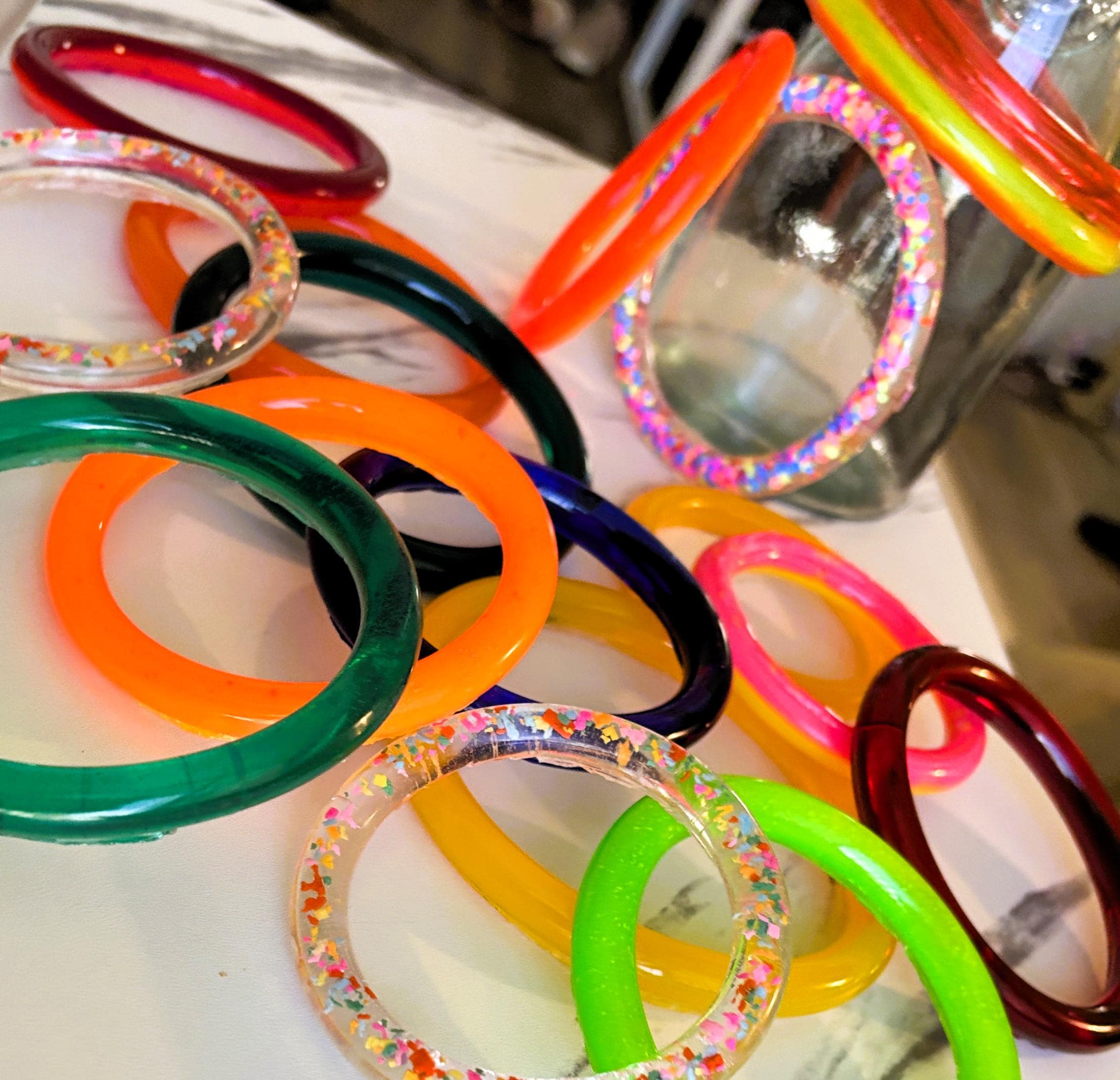 Resin Neon Bangle - Etsy