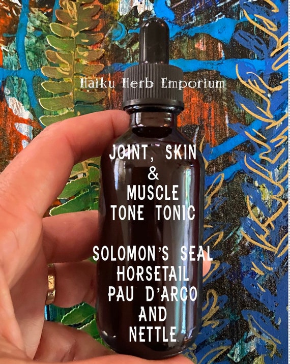 Joint Skin & Muscle Tone Tonic 2 Oz. Tincture Hair Growth Etsy