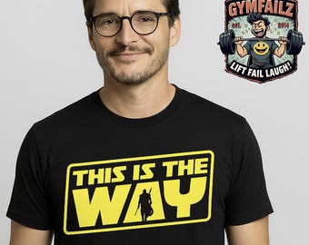 Star Wars Mandalorian Inspired This Is The Way Graphic Tee - Unisex Shirt, Sci-Fi Fan Gift, Best Star Wars T-Shirt