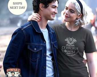 Sabrina Cerberus Books Halloween Tee, Unisex Fitted Shirt