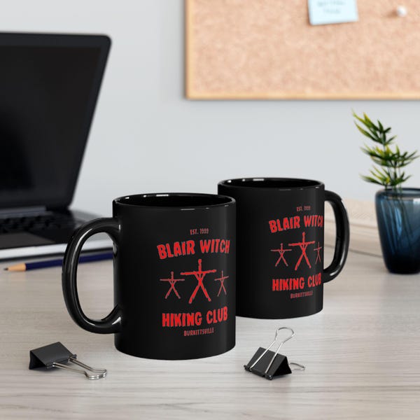 Blair Witch Hiking Club Mug: Outdoor Camping Coffee Cup