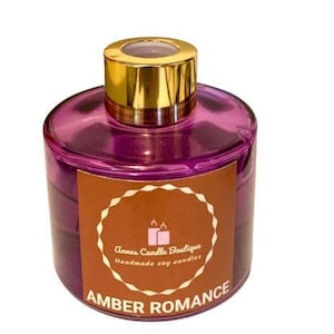 Difusor de varillas Amber Romance 100 ml - Aroma a vainilla y sándalo
