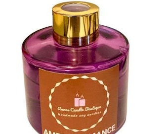Diffuseur de parfum Amber Romance 100 ml - Vanille et bois de santal