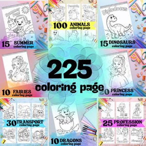 Bundle coloring pages, Set of coloring pages, Interesting coloring pages for children, Many coloring pages, Coloring pages to print