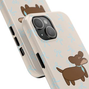 Cute Dachshund Tough Phone Case | Dog Lover Gift, Pet Accessory, Durable Phone Cover, Funky Dog Design, Birthday Present