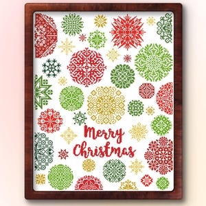 Quaker Christmas 2, Cross Stitch Pattern, Noel sampler, Holiday embroidery, Modern design, PDF download, Christmas decor, Printable Xstitch