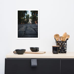 Poster fotografico incorniciato - "Brick by Brick – Key West"