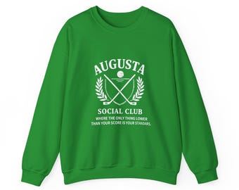Sudadera para amantes del golf, divertida sudadera de cuello redondo, regalo para golfistas, regalo para golfistas, camiseta de golf acogedora, suéter humorístico