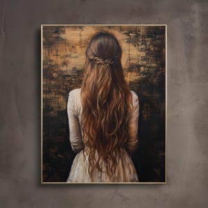 Silenzio aggrovigliato / Stampa artistica vittoriana / Arte accademica oscura / Arredamento per la casa Cottagecore / Librariancore / Poster da parete Moody Fantasy