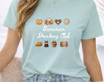 Oktoberfest Outfit Wiesn Volksfest Beer Shirt Oktoberfest T-Shirt Trachtenshirt Oktoberfest Shirt Tracht T-Shirts Damen Bayern T-Shirt