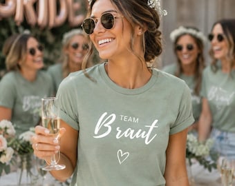 Braut-Shirts, Braut-Team-Shirt, Bachelorette-T-Shirts, Hochzeitsfeier-T-Shirt, Braut-Stammgeschenk, Team-Braut-T-Shirts, JGA Shirt