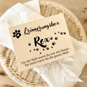 Geschenk Hundeliebhaber personalisiert Holz Tier Weihnachten Geschenkidee Hunde Erinnerungsgeschenk Andenken Hund Andenken Trauer Trost