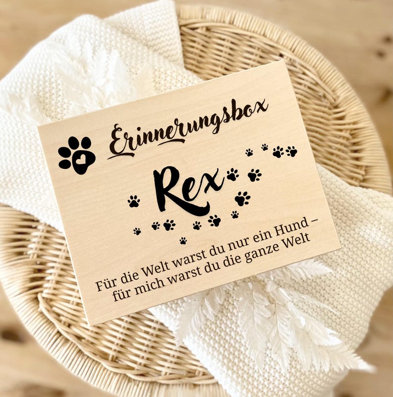 Geschenk Hundeliebhaber personalisiert Holz Tier Weihnachten Geschenkidee Hunde Erinnerungsgeschenk Andenken Hund Andenken Trauer Trost