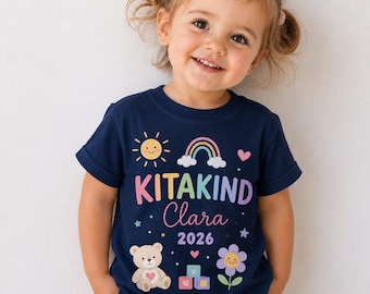 Geschenk Kita 2026 Kitakind Kindergarten Kind Kitakind Shirt Kindergartenkind T-Shirt Kitakind tshirt Kita Start Geschenk personalisiert