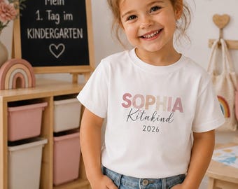Geschenk Kita 2026 Kitakind Kindergarten Kind Kitakind Shirt Kindergartenkind T-Shirt Kitakind tshirt Kita Start Geschenk personalisiert