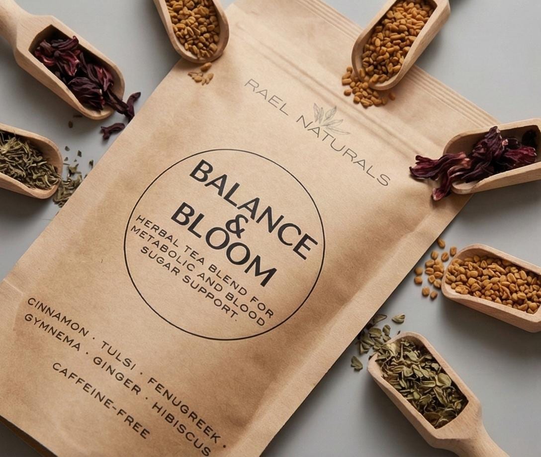Balance and Bloom Blood Sugar Support Tea