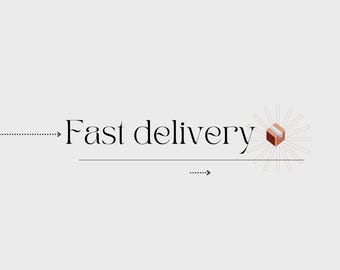 Fastest Way Shipping Fee, 5-7 Business Days Delivery After Ship