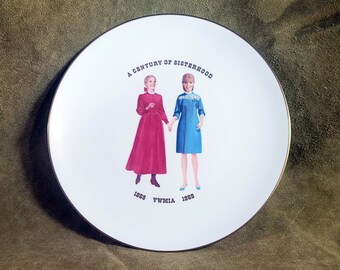 Vintage Century of Sisterhood Collector Plate Mormon/LDS Young Women 1969 RARE