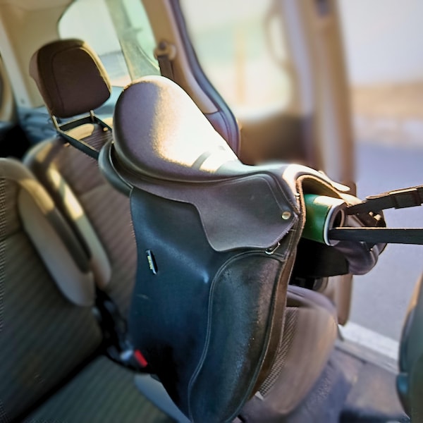 Caval-Hamac LITE, car saddle rack, horse saddle transport