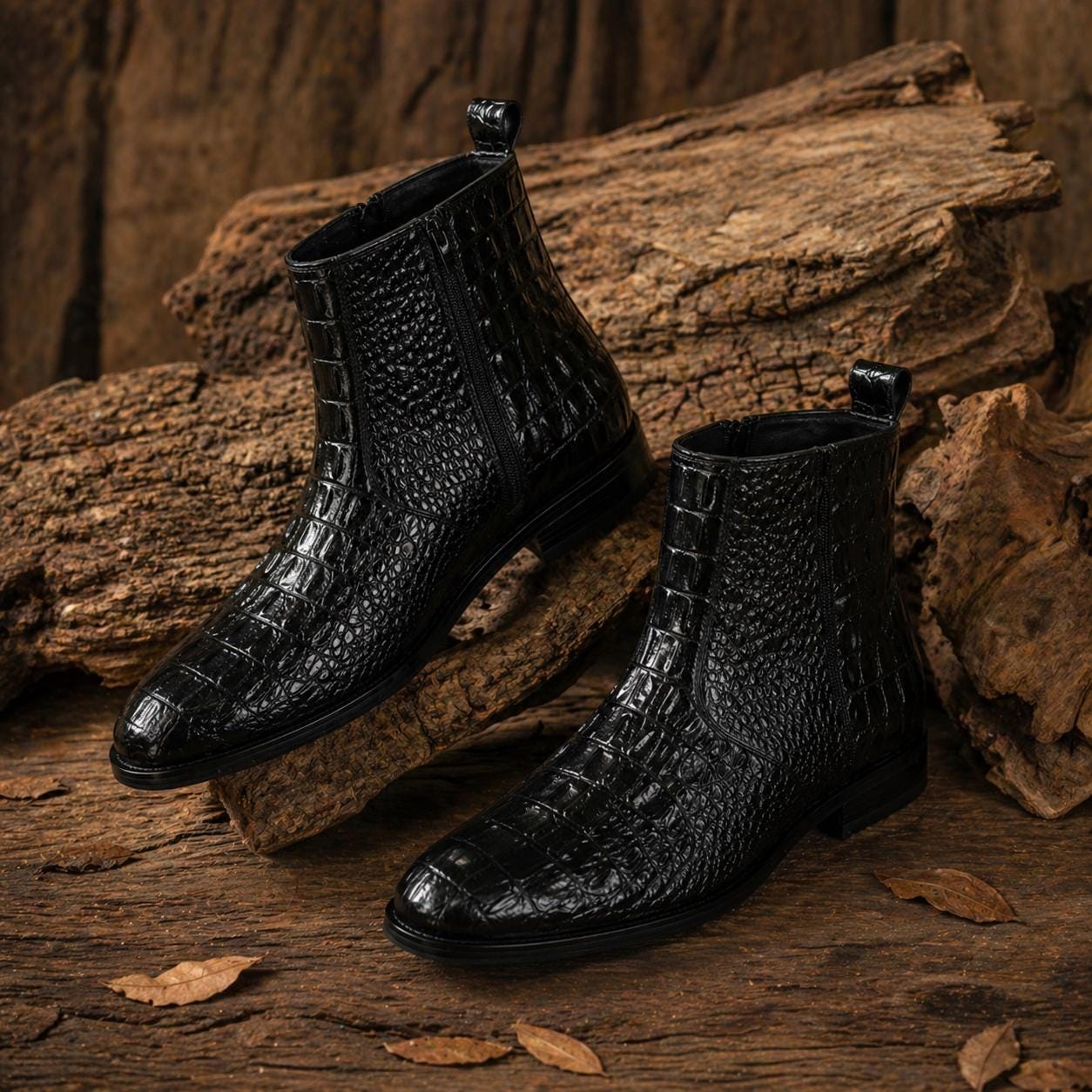 Double Zipper Boots - Etsy