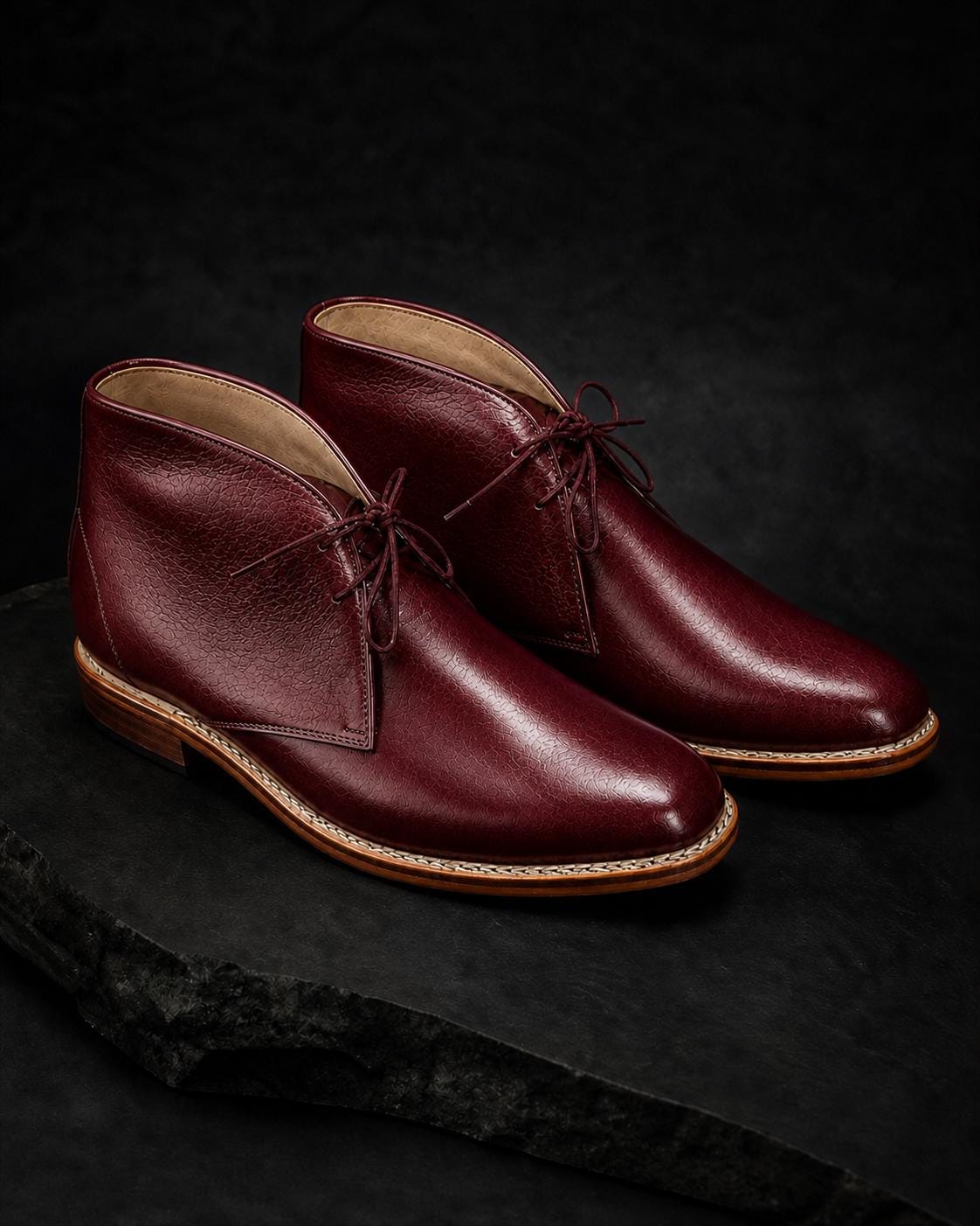 Burgundy Shoes Men - Etsy