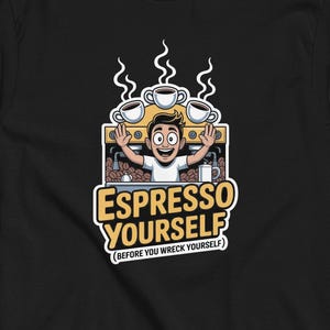 Funny Coffee Lover Shirt - Cute Caffeine Tee - Barista Gift Idea