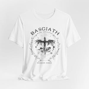 Dragon Rider Unisex Tee: Basgiath War College Bookworm Shirt