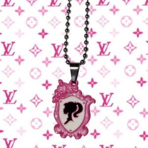 Barbie Gyaru Y2K Mcbling Rhinestone Ballbead Necklace