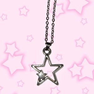 Gyaru Y2K Mcbling Star Necklace