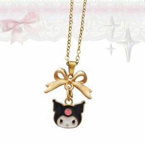 Gold Lil Devil Cute Mcbling Gyaru Y2K Necklace