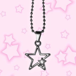 Gyaru Y2K Mcbling Star Necklace