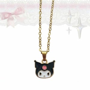 Gold Lil Devil Cute Mcbling Gyaru Y2K Necklace