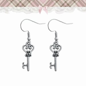 Fairycore Key Charm Coquette Mcbling Gyaru Earrings