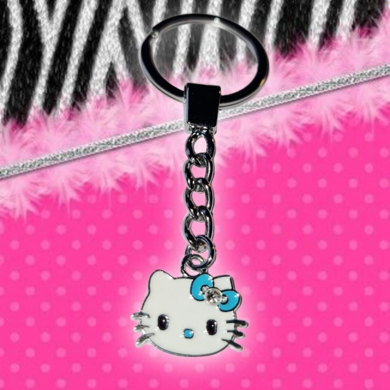 9090 girl HELLO KITTY Gal Kitty Keychain Japan Sanrio Mascot
