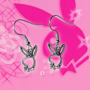Playboy Bunny Y2K Mcbling Gyaru Earrings